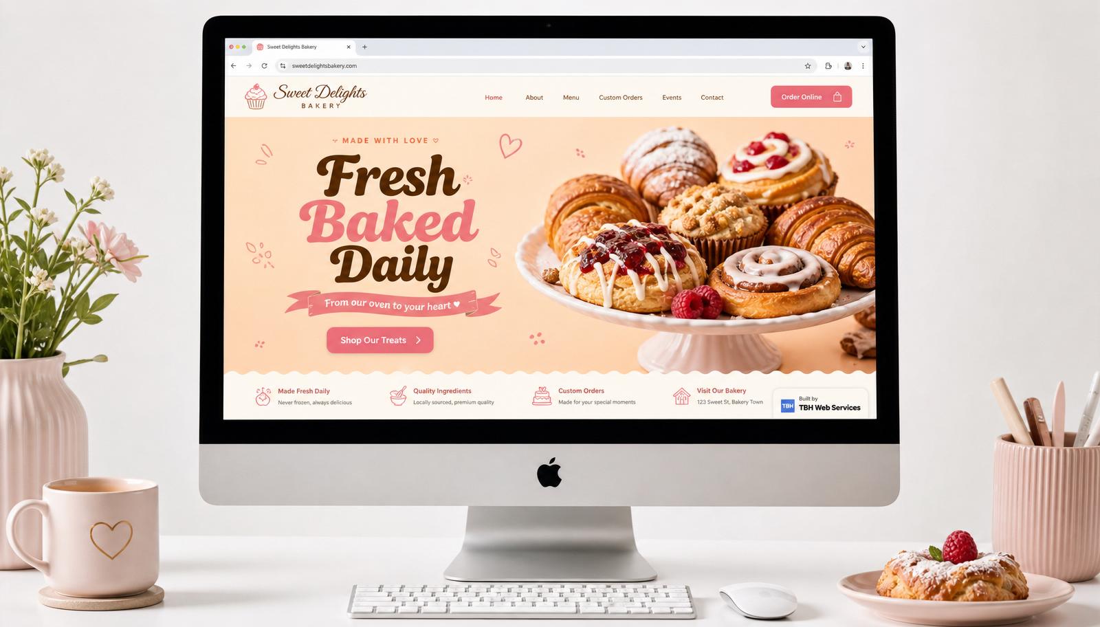Client website preview